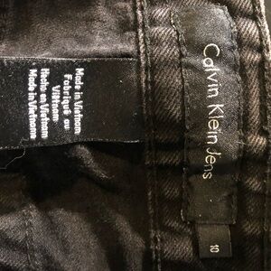 Calvin Klein Women's Black Straight Leg Jeans